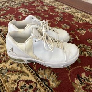 Air Jordan White Womens size 9 sneakers still lots of life left!